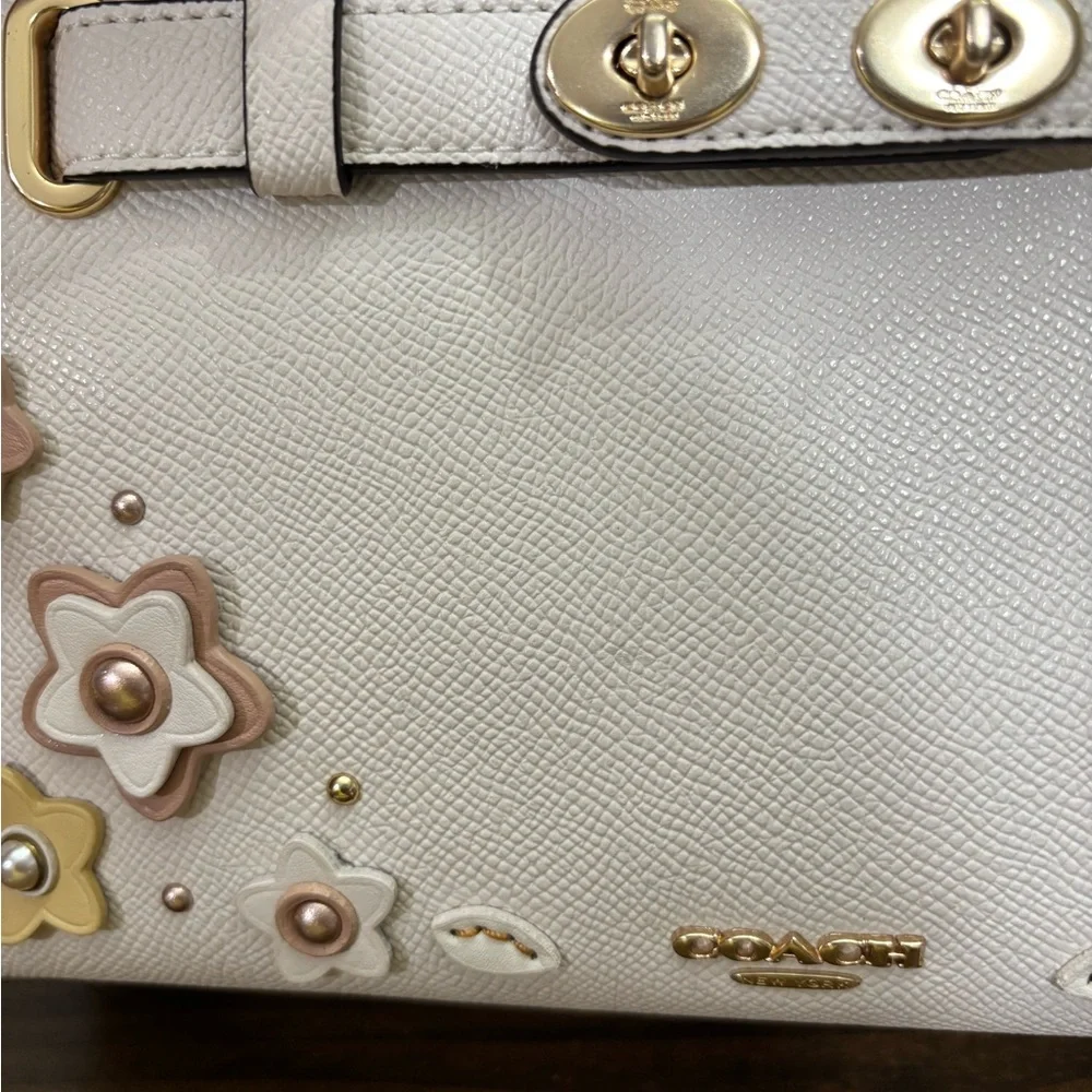 Coach Blake Carryall 25 with Floral Appliqué